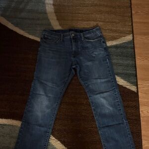 Lucky Brand Men's Dark Blue Straight Jeans
